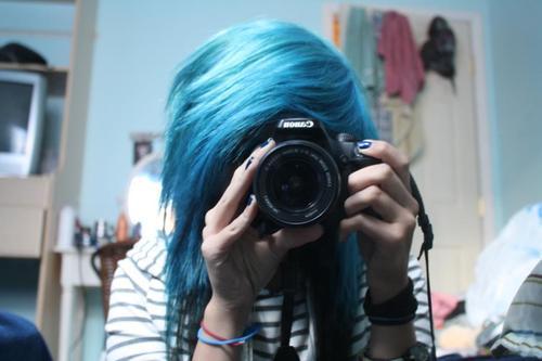 Blue hair